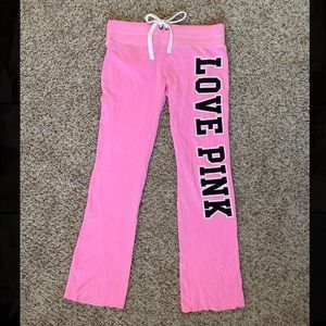 Victoria’s Secret PINK light pink sweatpants